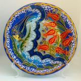 Интерьерная, декоративная тарелка "Турецкие мотивы".