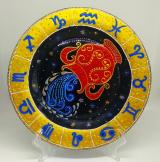 Декоративная тарелка Знак зодиака "Водолей"